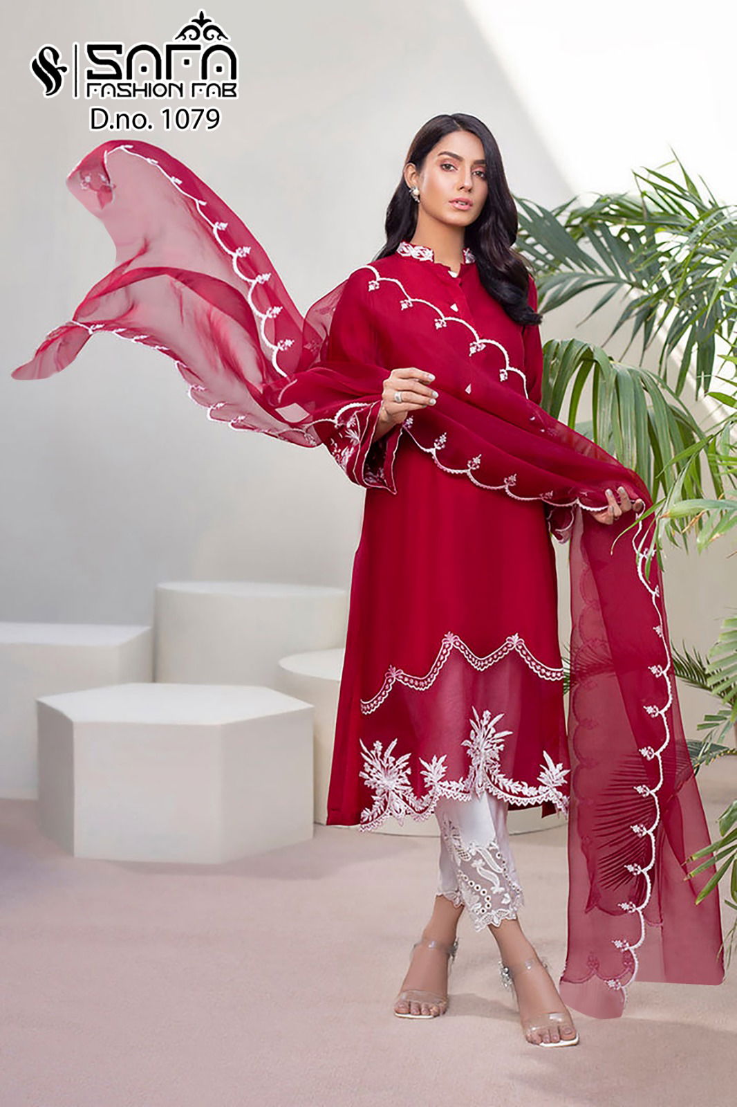 Safa Fashion 1079 Readymade Pakistani Suits Catalog
